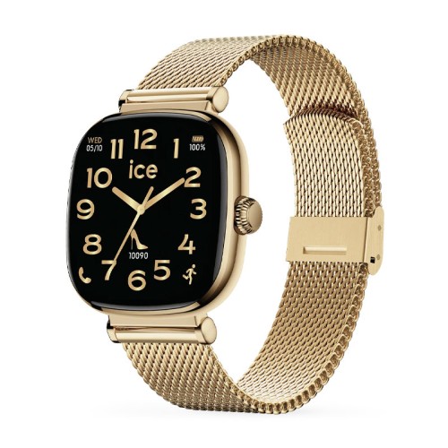 Montre unisexe connectée ICE smart SQ 2.0 carrée 1.70 Gold 025234