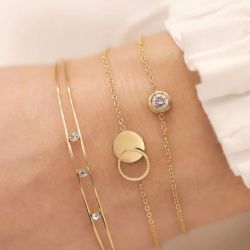 Bracelet femme zag cantor acier argenté sbs3682-01uni - bracelets-acier - edora - 1