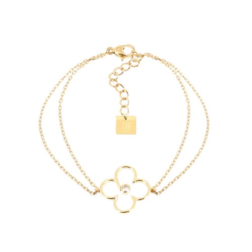 Bracelet femme ZAG Emilia acier doré SBS25381-01WHT