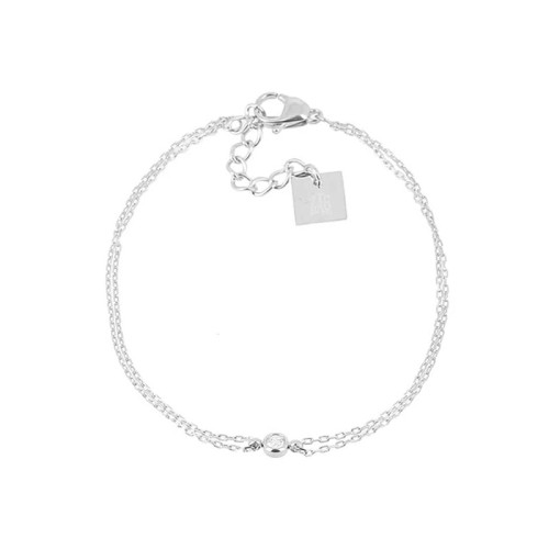 Bracelet femme ZAG Odile acier argenté SBS20120-00WHT