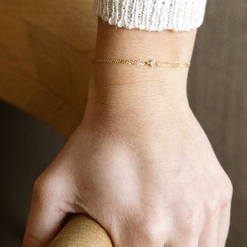 Bracelet femme ZAG Odile acier argenté SBS20120-00WHT