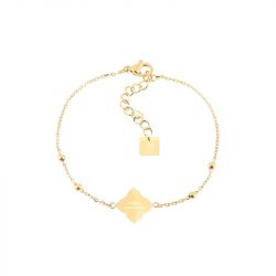 Bracelet femme zag racine acier doré sbs25398-01sel - bracelets-acier - edora - 2