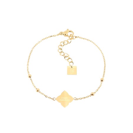 Bracelet femme zag racine acier doré sbs25398-01sel – bracelets acier