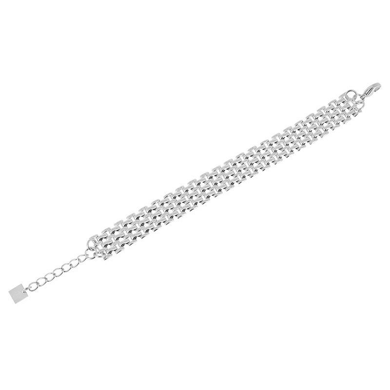 Bracelet femme zag nate acier argenté sbm26708-00uni - bracelets-acier - edora