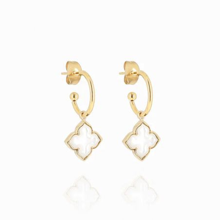 Boucles d'oreilles par matiere - creoles - edora - 1