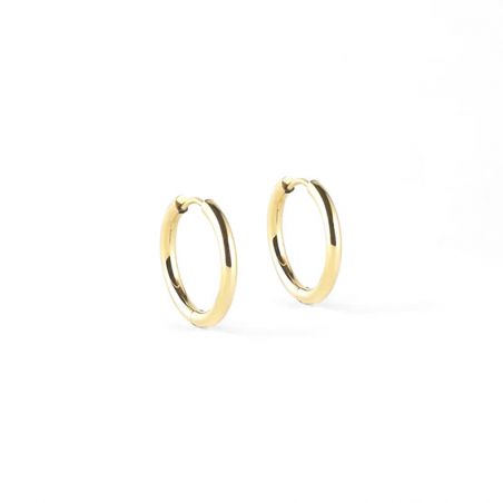 Creoles femme: créoles argent, or 18 carats & créoles or blanc - creoles - edora - 1