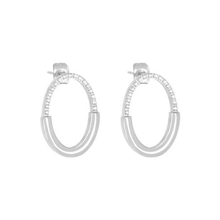 Boucles d’oreilles puce or, argent & clous d’oreille argent, or - puces - edora - 1
