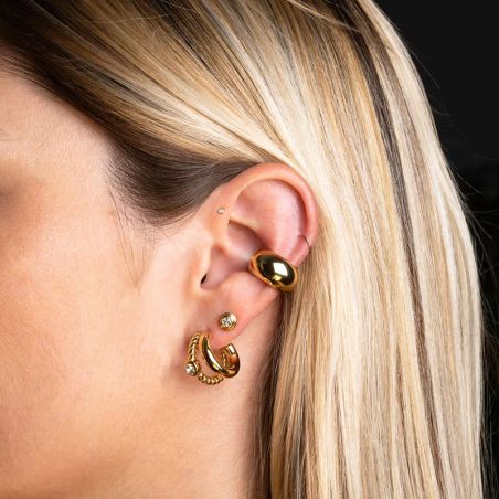 Boucles d’oreilles homme & femme: boucles d’oreille or, argent - boucles-d-oreilles-acier - edora - 2