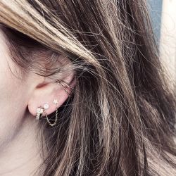 Earcuff femme zag randa acier doré slk13982-01uni - boucles-d-oreilles-acier - edora - 3