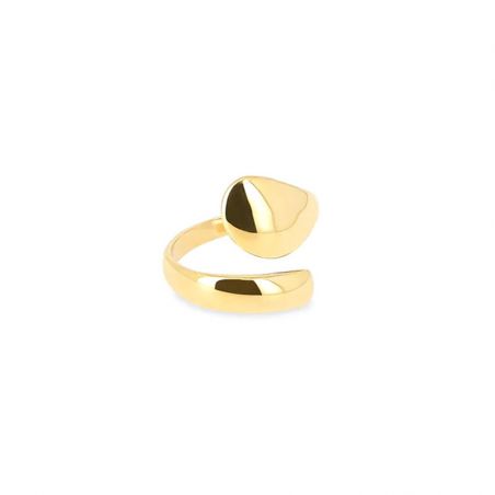 Bague acier homme & femme : bague en acier doré, noir, rose - bagues-acier - edora - 1