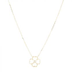 Collier femme zag adone acier doré sns25388-01wht - colliers-acier - edora - 0