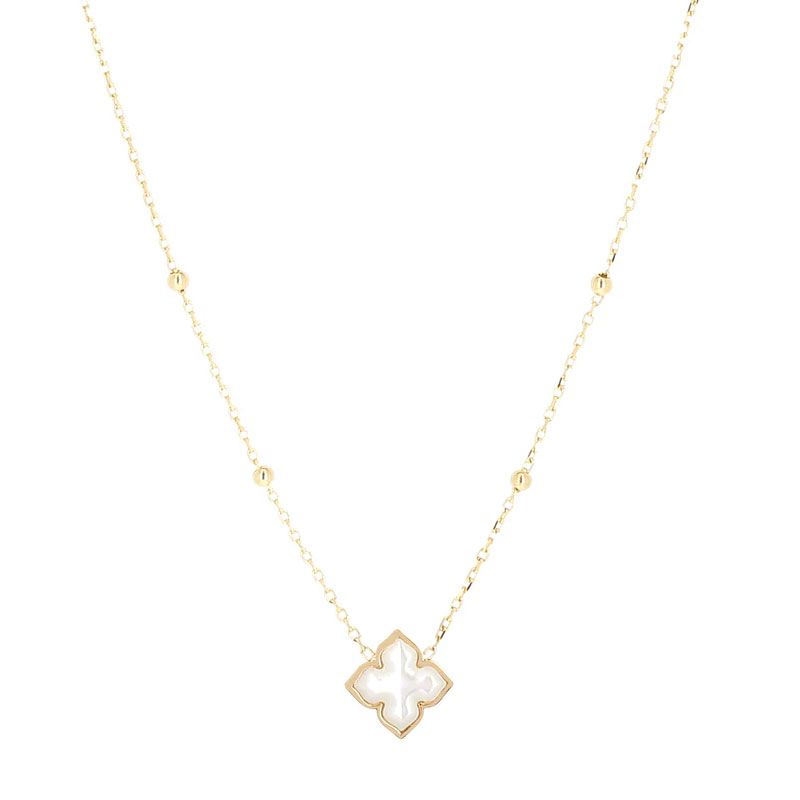 Collier femme zag racine acier doré sns25398-01sel - colliers-acier - edora