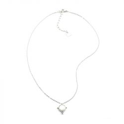 Collier femme zag salomé acier argenté sns7566-00sel - colliers-acier - edora - 0