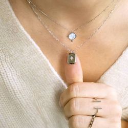 Collier femme zag salomé acier argenté sns7566-00sel - colliers-acier - edora - 1