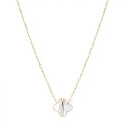 Collier femme zag azzo acier doré sns25248-01sel - colliers-acier - edora - 0