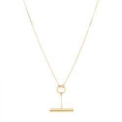 Collier femme zag furio acier doré snm25263-01uni - colliers-acier - edora - 0