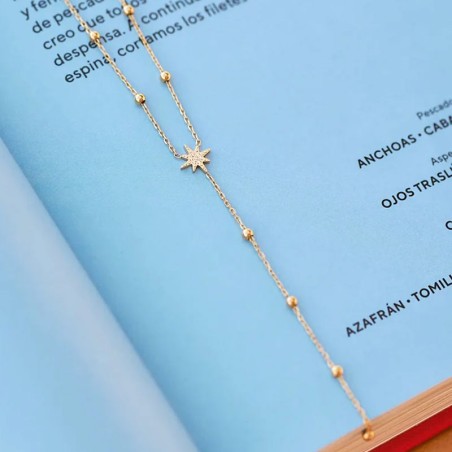 Collier femme zag isaac acier doré snm18288-01uni – colliers acier