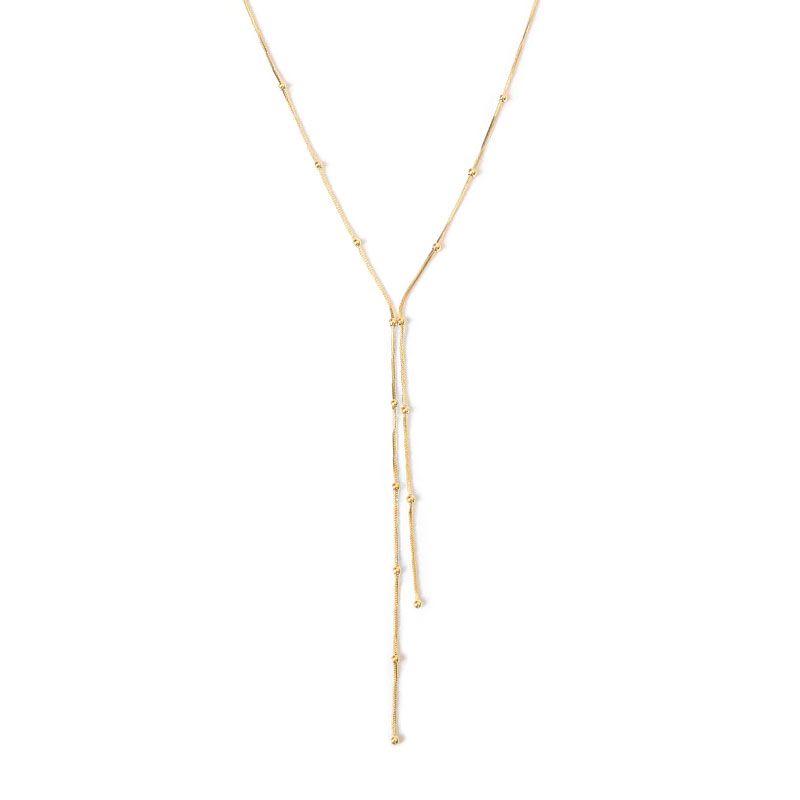 Collier femme zag primo acier doré snl25777-01uni - colliers-acier - edora
