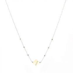 Collier femme zag velaquez acier argenté sns07970-00sel - colliers-acier - edora - 0