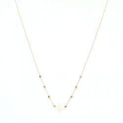 Collier femme zag velaquez acier doré sns07970-01sel - colliers-acier - edora - 0