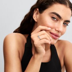 Bague femme pandora disney stitch et pierre argent massif 193740c01 - bague-argent-femme - edora - 3