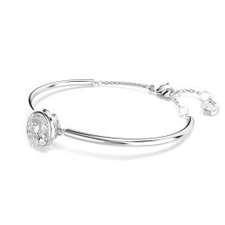 Bracelet femme jonc swarovski dextera métal rhodié 5733399 - bracelets-fantaisie - edora - 2