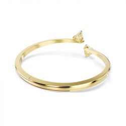 Bracelet femme jonc swarovski mesmera métal doré et cristaux 5733474 - joncs - edora - 3