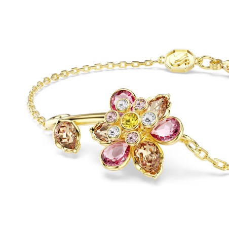 Bracelet femme swarovski idyllia métal doré et cristaux – bracelets fantaisie