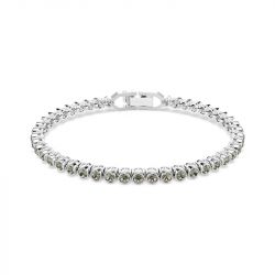 Bracelet femme swarovski tennis imber emily métal rhodié et cristaux 5734238 - bracelets-fantaisie - edora - 0