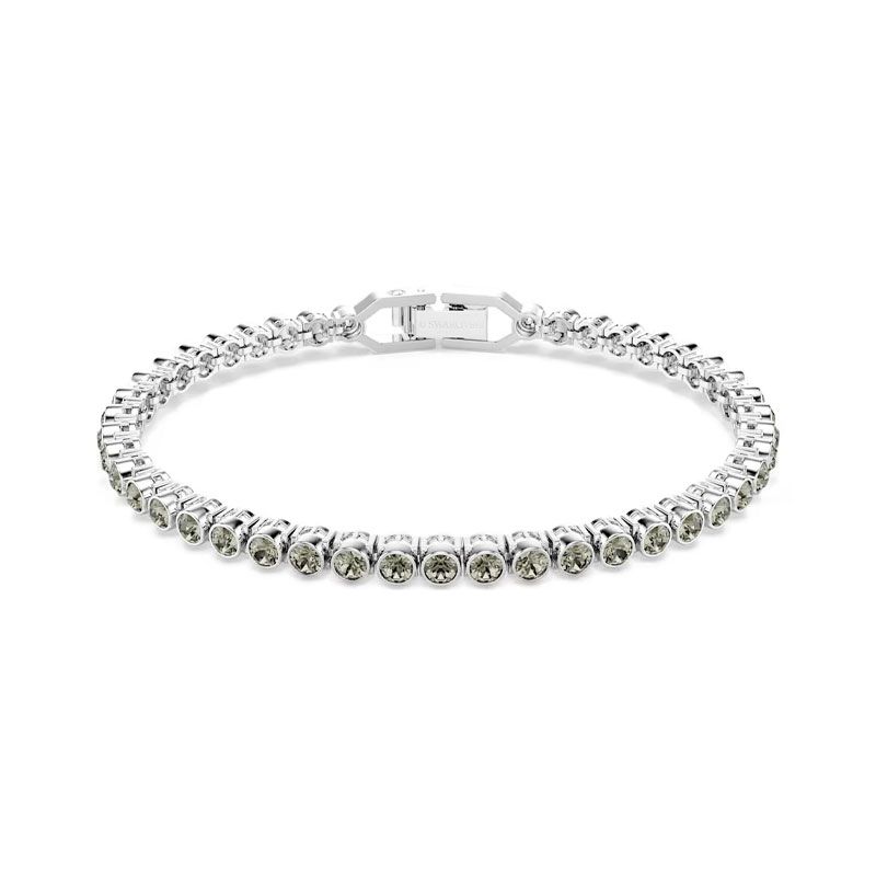 Bracelet femme swarovski tennis imber emily métal rhodié et cristaux 5734238 - bracelets-fantaisie - edora