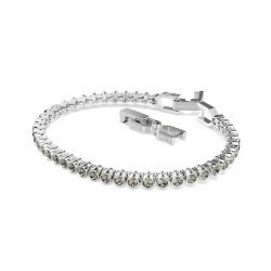 Bracelet femme swarovski tennis imber emily métal rhodié et cristaux 5734238 - bracelets-fantaisie - edora - 2