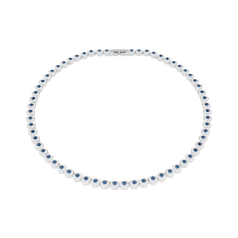 Collier femme swarovski angelic métal rhodié et cristaux 5733402 - colliers-fantaisie - edora