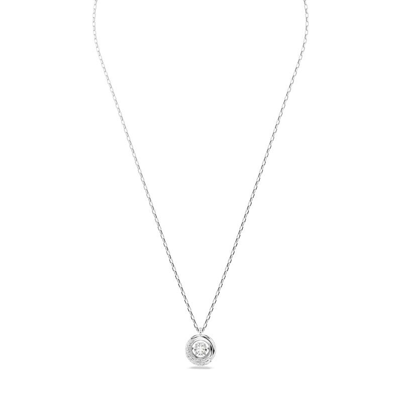 Collier femme swarovski dextera métal rhodié 5733400 - colliers-fantaisie - edora