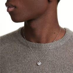 Collier femme swarovski dextera métal rhodié 5733400 - colliers-fantaisie - edora - 1