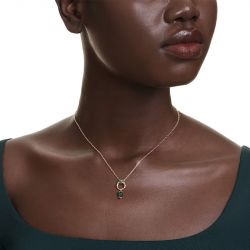 Collier femme swarovski mesmera métal doré et cristaux 5732484 - colliers-fantaisie - edora - 1