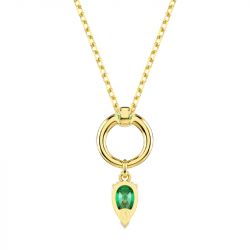 Collier femme swarovski mesmera métal doré et cristaux 5732484 - colliers-fantaisie - edora - 4