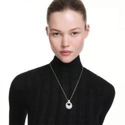 Collier femme swarovski sublima métal rhodié 5735223 - colliers-fantaisie - edora - 1