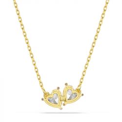 Collier femme swarovski tennis mesmera métal doré et cristaux 5733475 - colliers-fantaisie - edora - 4