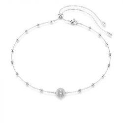 Collier femme swarovski una angelic métal rhodié 5733116 - colliers-fantaisie - edora - 0