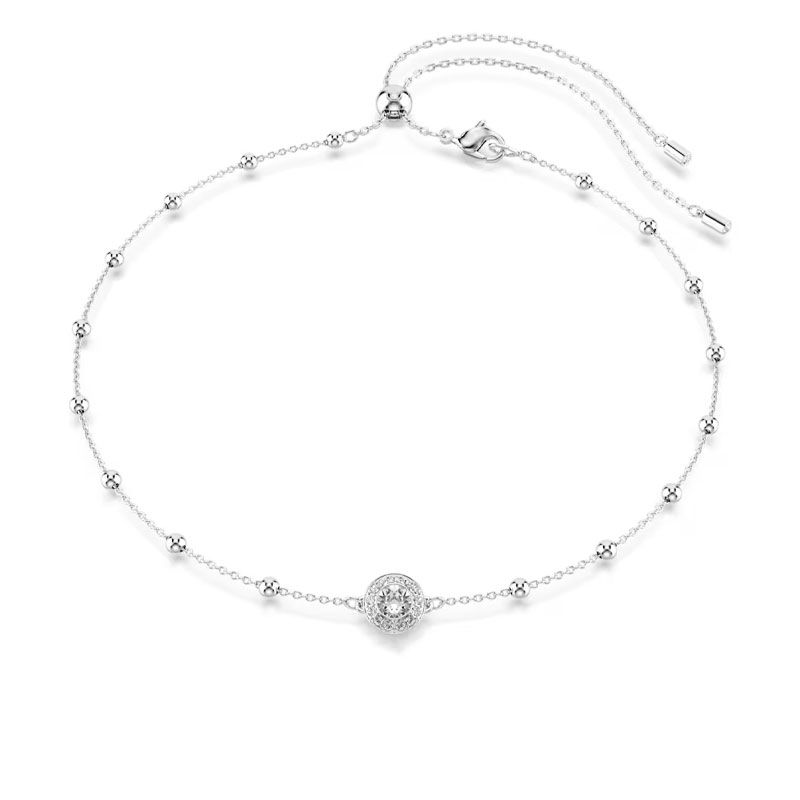 Collier femme swarovski una angelic métal rhodié 5733116 - colliers-fantaisie - edora