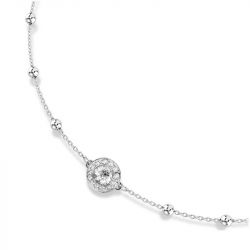 Collier femme swarovski una angelic métal rhodié 5733116 - colliers-fantaisie - edora - 4