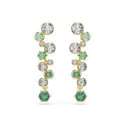 Boucles d'oreilles femme pendantes swarovski constella métal doré et cristaux 5732248 - pendantes - edora - 0