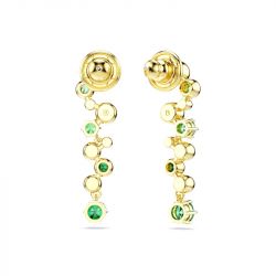 Boucles d'oreilles femme pendantes swarovski constella métal doré et cristaux 5732248 - pendantes - edora - 3