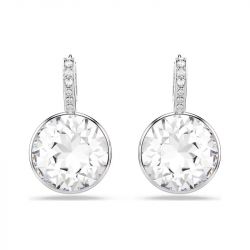 Boucles d'oreilles femme pendantes swarovski millenia métal rhodié et cristaux 5731149 - pendantes - edora - 2