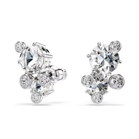 Boucles d'oreilles femmes puces swarovski constella métal rhodié 5732253 – puces