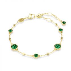 Bracelet femme swarovski imber métal doré et cristaux 5730676 - bracelets-fantaisie - edora - 0