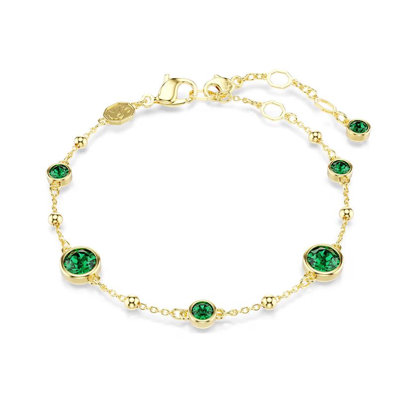 Bracelet femme swarovski imber métal doré et cristaux 5730676 - bracelets-fantaisie - edora