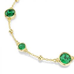 Bracelet femme swarovski imber métal doré et cristaux 5730676 - bracelets-fantaisie - edora - 3