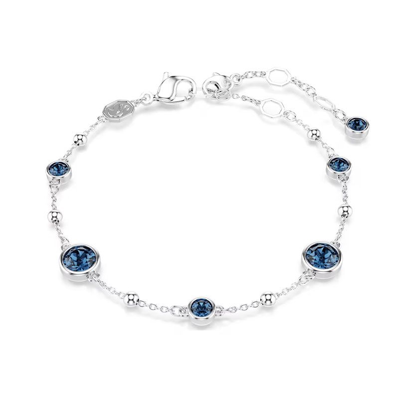 Bracelet femme swarovski imber métal rhodié et cristaux 5730679 - bracelets-fantaisie - edora
