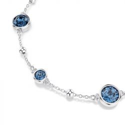 Bracelet femme swarovski imber métal rhodié et cristaux 5730679 - bracelets-fantaisie - edora - 3